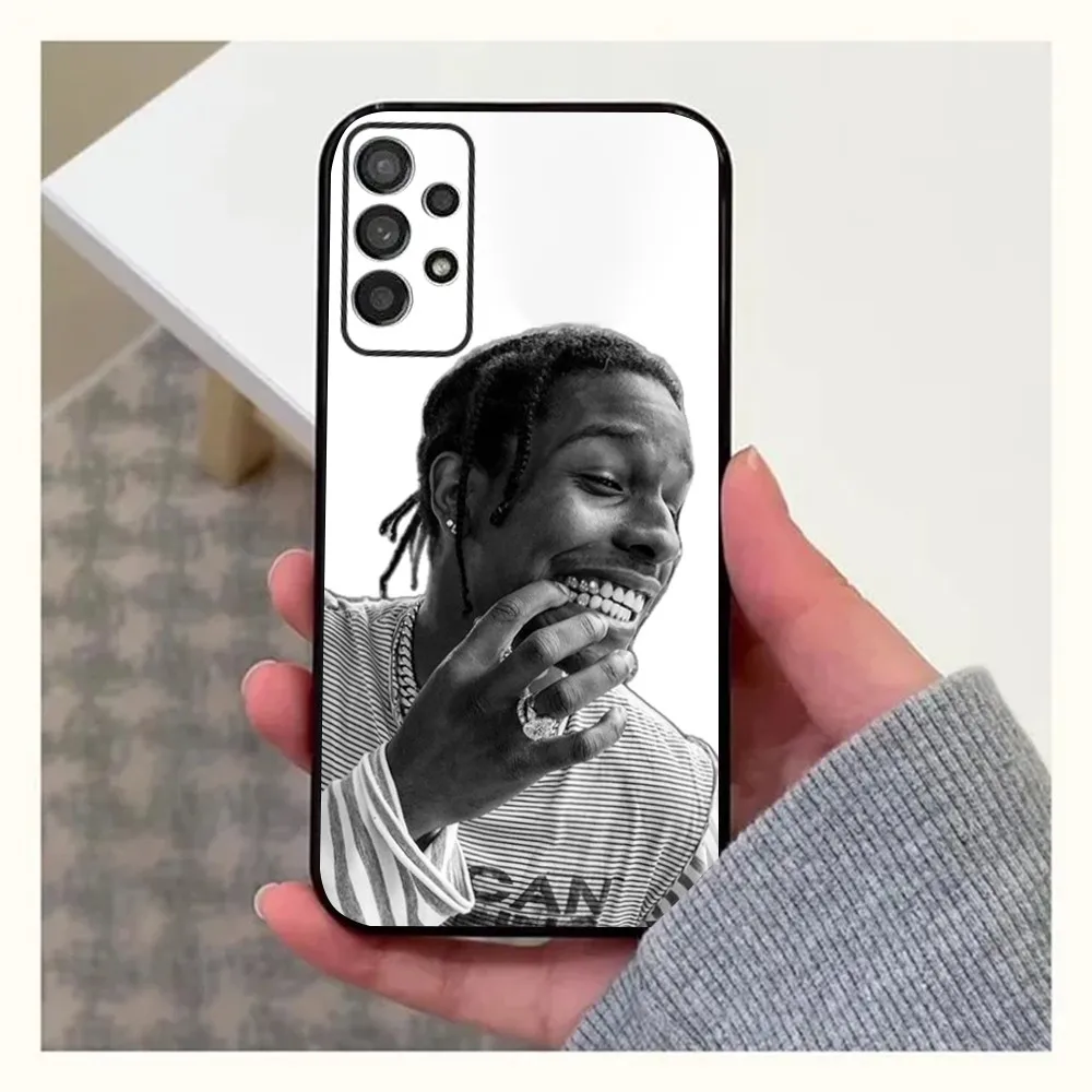 Rapper ASAP Rocky Phone Case For Samsung Galaxy A13,A21s,A22,A31,A32,A52,A53,A71,A80,A91 Soft Black Shell