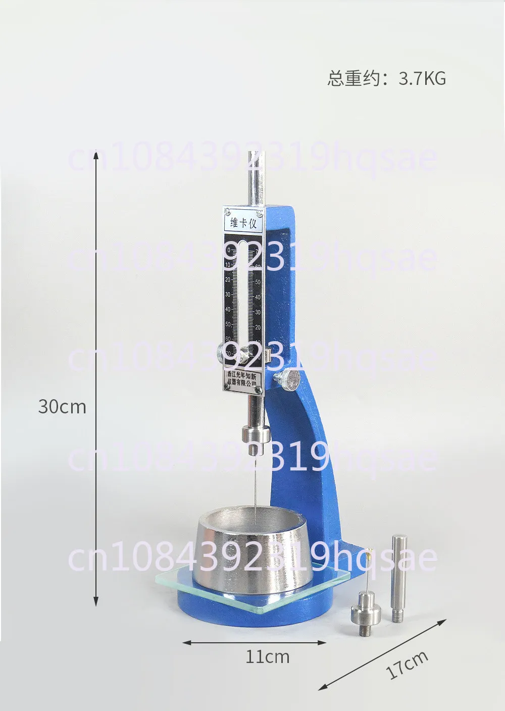 Cement Consistency Meter, Standard Consistency and Setting Time Tester for Pure Slurry, Quasi-cement Vicat Meter