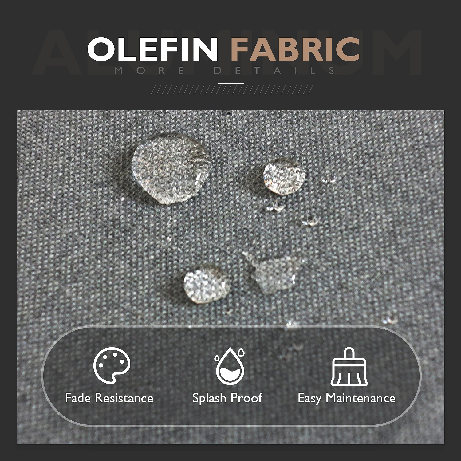 أريكة أريكة صغيرة BHR للمساحات الصغيرة أريكة مزدوجة حديثة من الألومنيوم للأريكة الخارجية والداخلية بمقعدين مستودع الولايات المتحدة