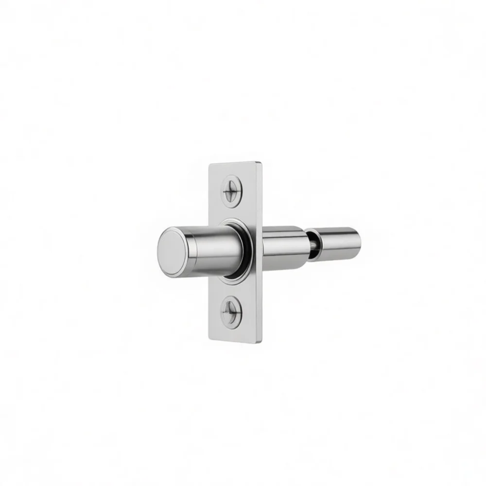 Stainless Steel Minimalist Pipe Well Lock For BUFEISON Fireproof Inspection Door Concealed Latch Security Hardware