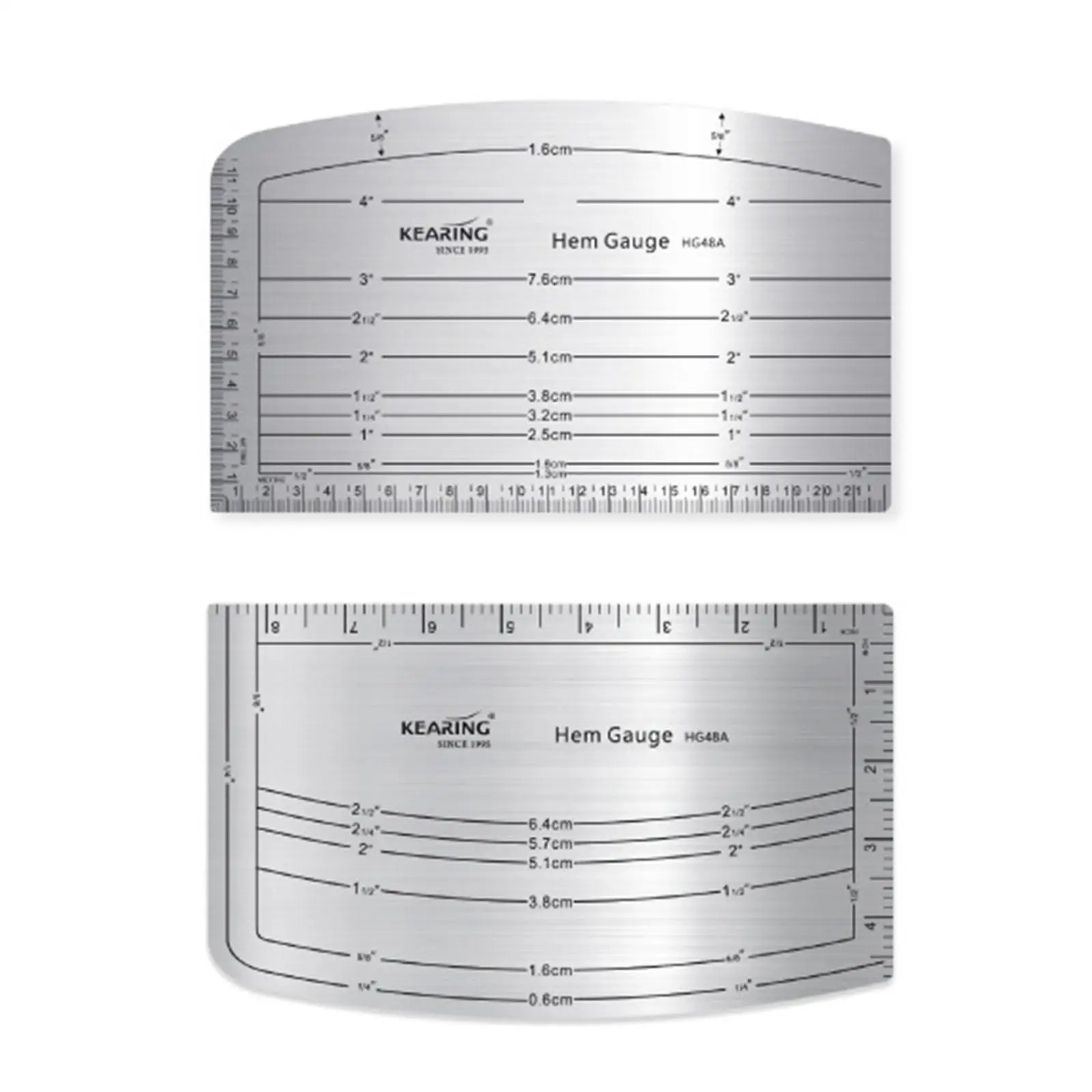 Шаблон для раскроя ткани Hem Gauge DIY для любителей печати и рукоделия (женская одежда)