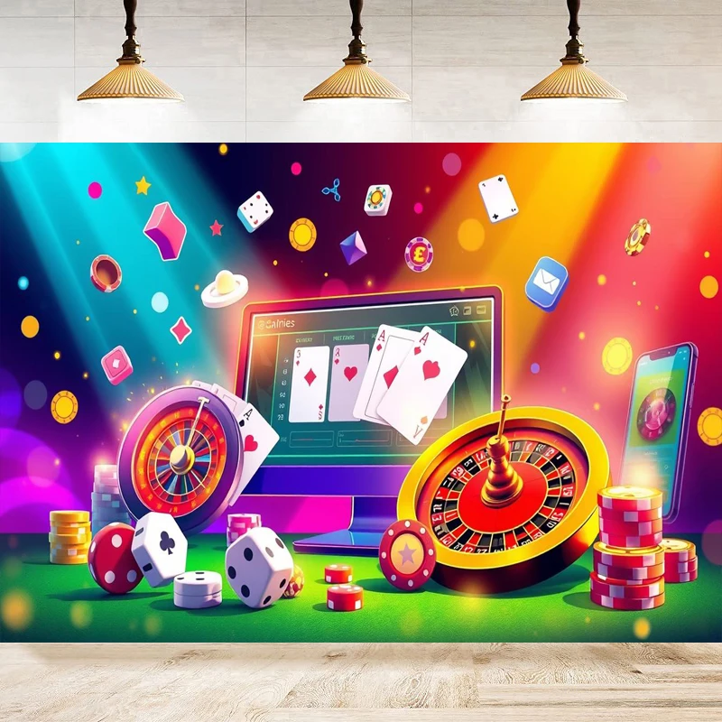 fotografia-pano-de-fundo-las-vegas-casino-festa-poker-noite-roleta-roda-cartas-de-poker-jogos-chips-moedas-de-ouro-fundo-brilhante