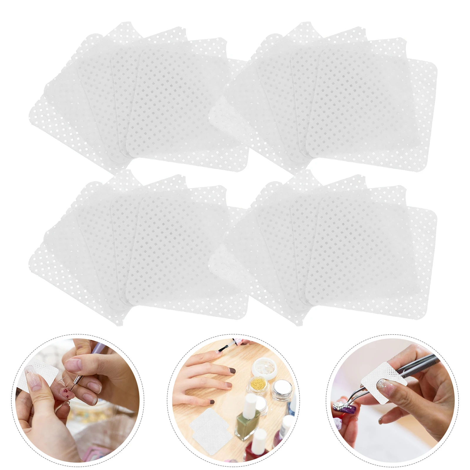 2 ボックスマニキュア除去ワイプメイク落としパッドケアタオルマニキュアまつげ綿吸収性