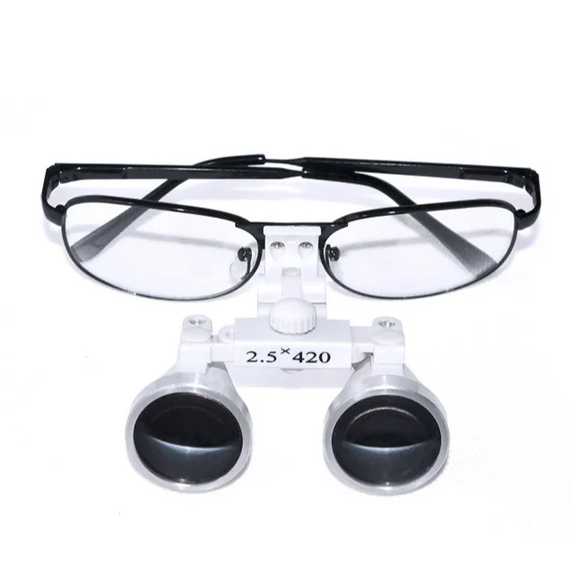 

Head Mount Magnifying Glass with LED Light, Jewelers Loupe Magnifier with 8 Interchangeable Lens