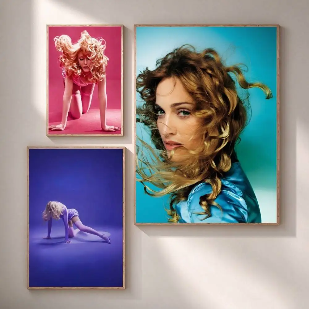 V-Vintage M-Madonna Confessions II  Poster High Quality Dorm Living Room Aesthetic Wall Decoration Painting Stickers Gift