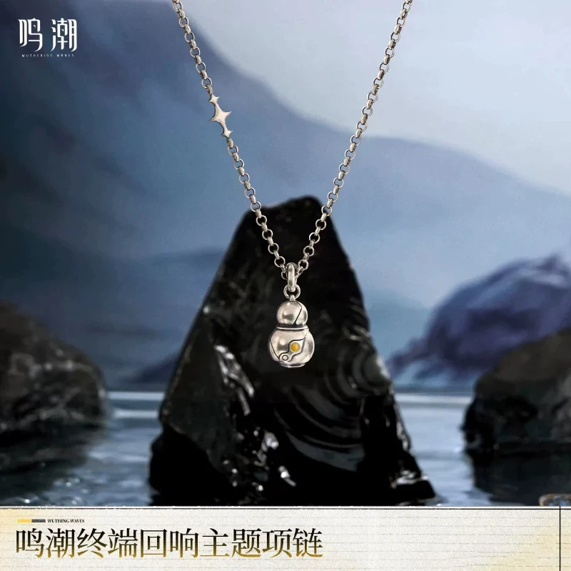 Wuthering Waves Terminal Echo Themed Necklace Pangu Terminal Model Anime and Game Merchandise Dimensional Commemorative Gifts