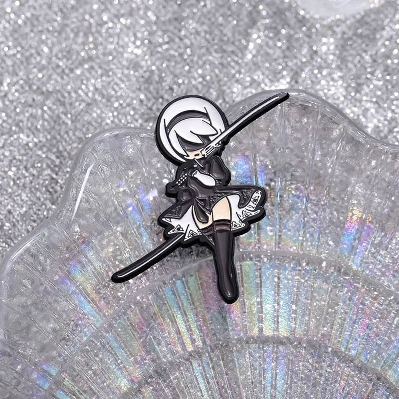 Custom Adventure Game Brooches Lapel Badges Cartoon Characters Enamel Pins Cartoon Funny Jewelry Gift for Kids Friends