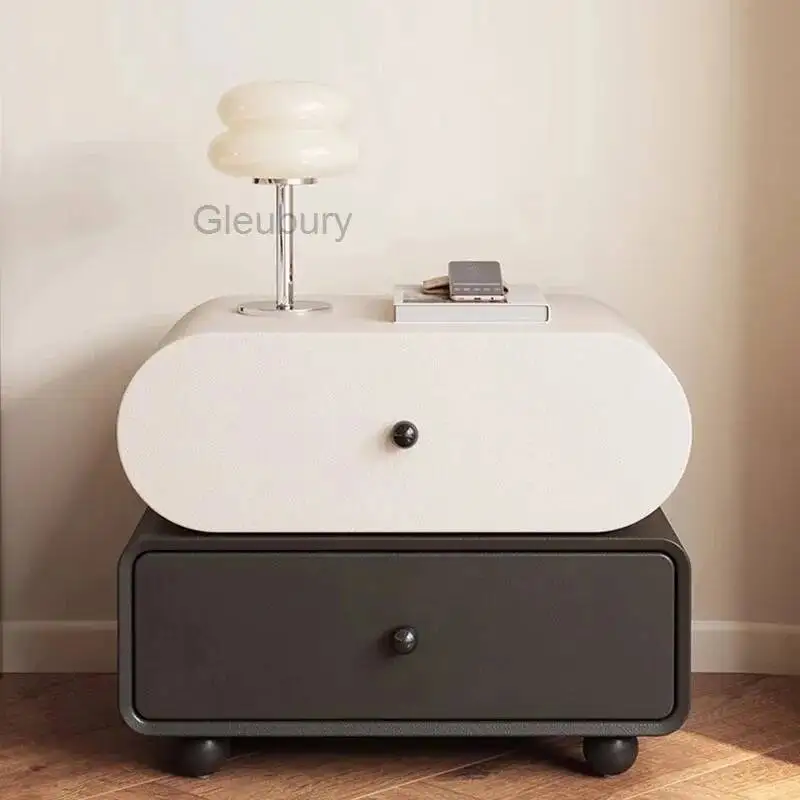 

French Vintage Bedside Table With Drawers Design Unique Aesthetic Nightstands Elegant Subtle Meubles De Maison Bedroom Furniture