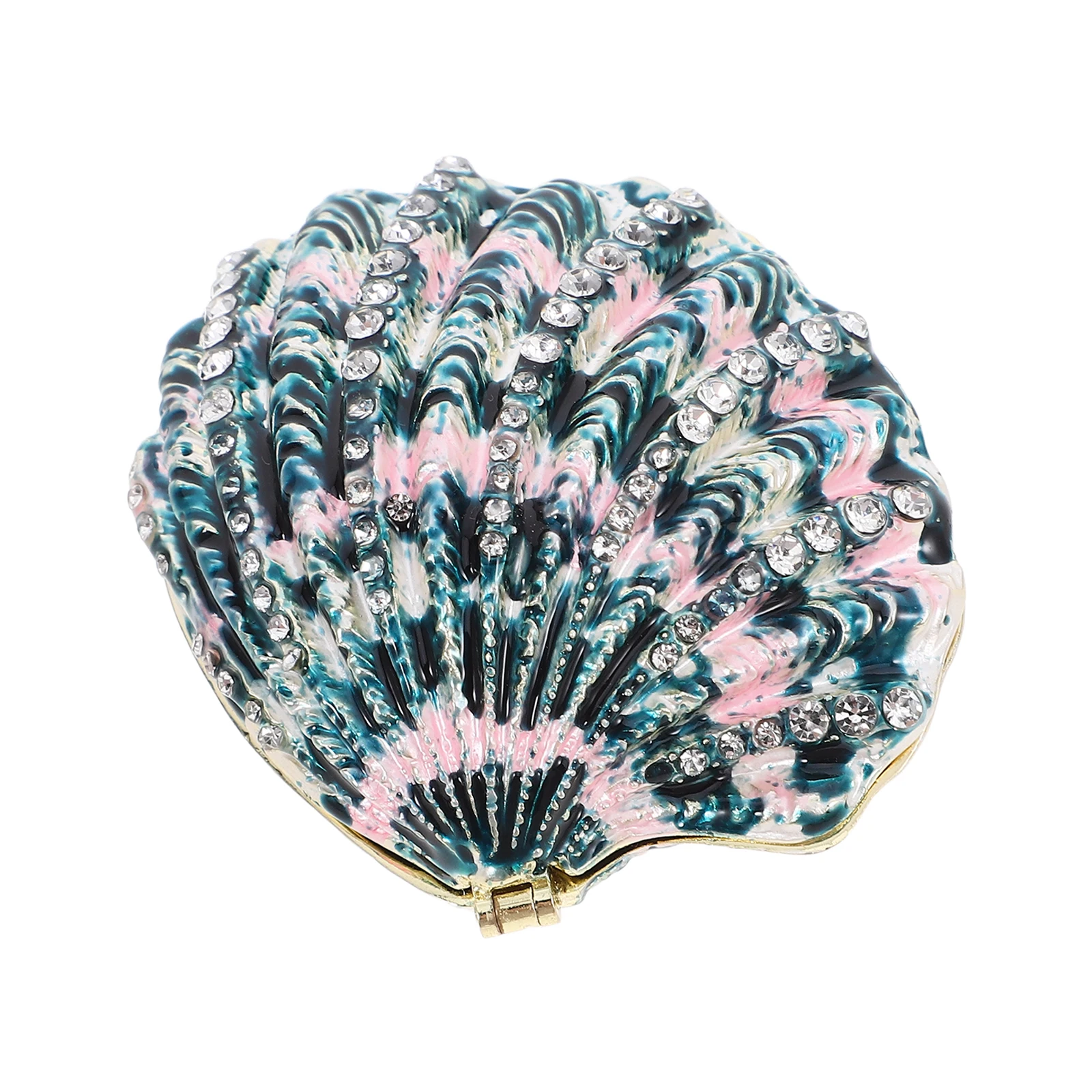 

Shell Jewelry Box Seashell Case Earring Storage Holder Seashell-shaped Earrings