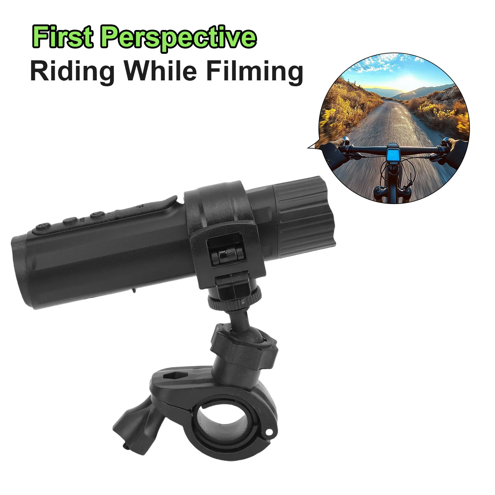 خوذة رياضية كاميرا مقاومة للماء 140 °   زاوية واسعة APP خوذة مسجل فيديو 4K ملء الضوء المضادة للاهتزاز للدراجات النارية