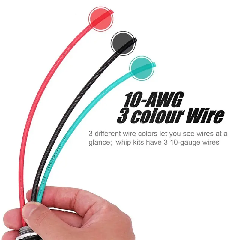 A93E-4FT 1/2-Inch Electrical AC Whip Kit,Nonmetallic Liquid Tight Flexible Electrical Conduit,6FT Of Connecting Wires