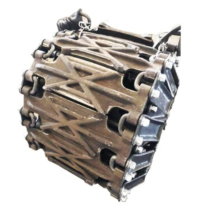 

Hot sale construction machinery loader tire protection anti-skid chain wheel loader snow area anti-skid chain