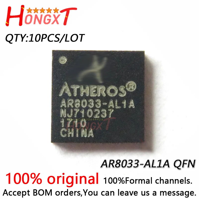 

10 шт., 100% новая Φ AR8033 AL1A Φ.
