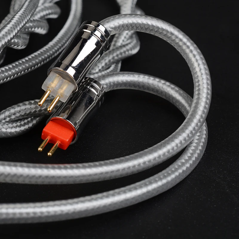 NiceHCK JIALAI JLY3 HiFi หูฟังอัพเกรดสาย Silver Plated OCC 3.5/2.5/4.4 มม.MMCX/QDC/0.78 มม.2Pin สําหรับ EDX Pro ZSN CRA ZERO