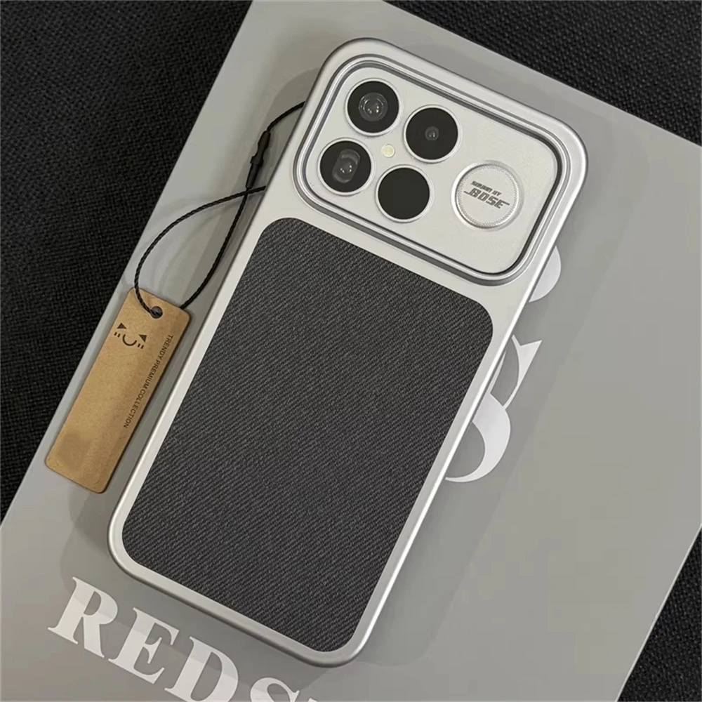 Modische Schutzhülle aus Leinenfaser mit magnetischer Hartschale für Xiaomi Mi 17 Pro Max POCO F9 F8 Ultra, kabelloses Laden, schlanke Hartschale – Detail 8
