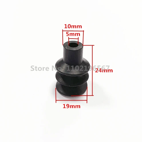 100 Pcs/Lot Kolbus Rubber Sucker Martini Suction Cup Rubber Nozzle For Binding Machinery