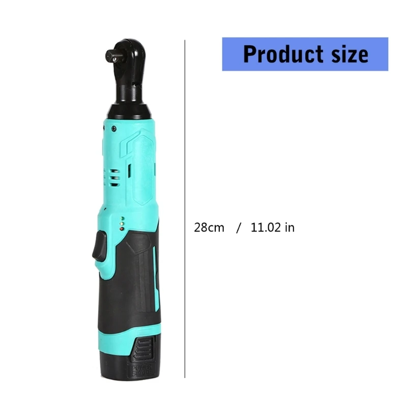 무선 전기 래칫 3/8인치 40FT-LBS 500RPM 고토크 파워 래칫 도구