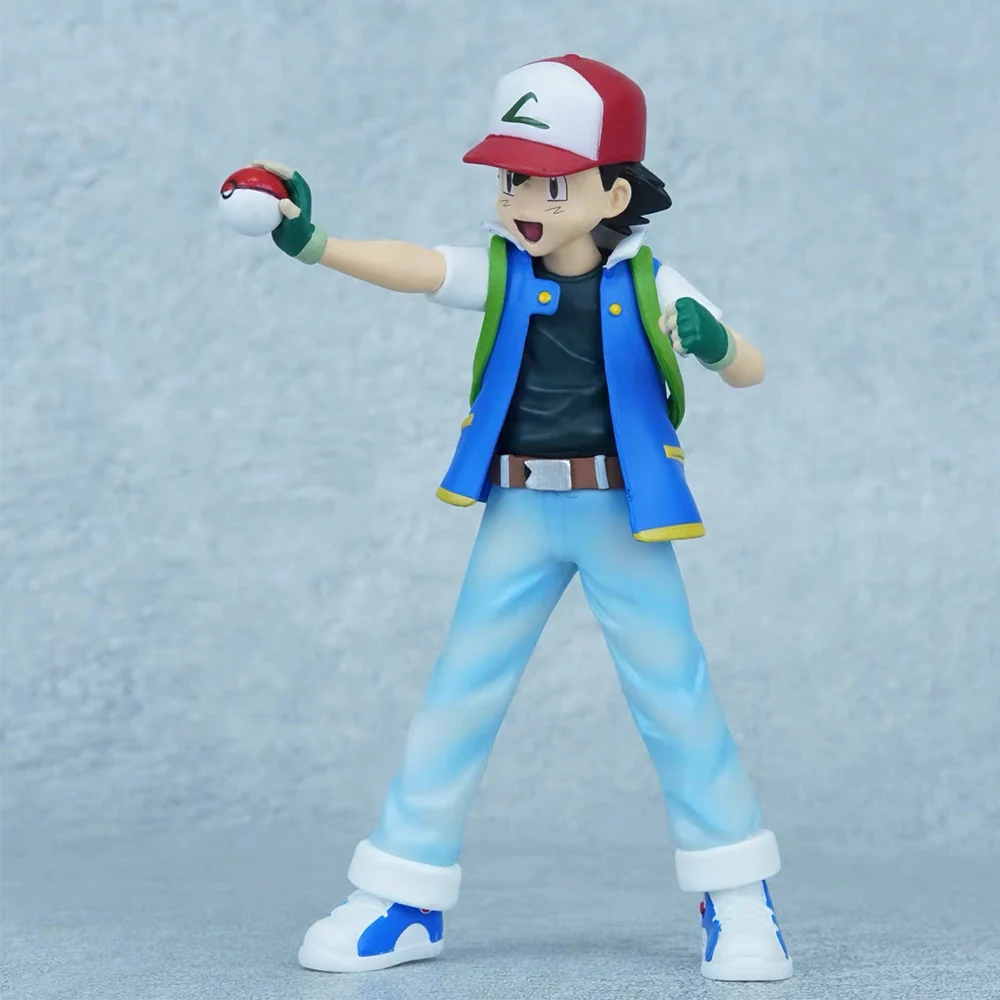 13.5 سنتيمتر أنيمي البوكيمون الرماد كيتشوم الشكل الرسوم المتحركة لطيف نموذج اللعب الهدايا جمع الديكور الحلي الفني بولي كلوريد الفينيل الرماد كيتشوم #2