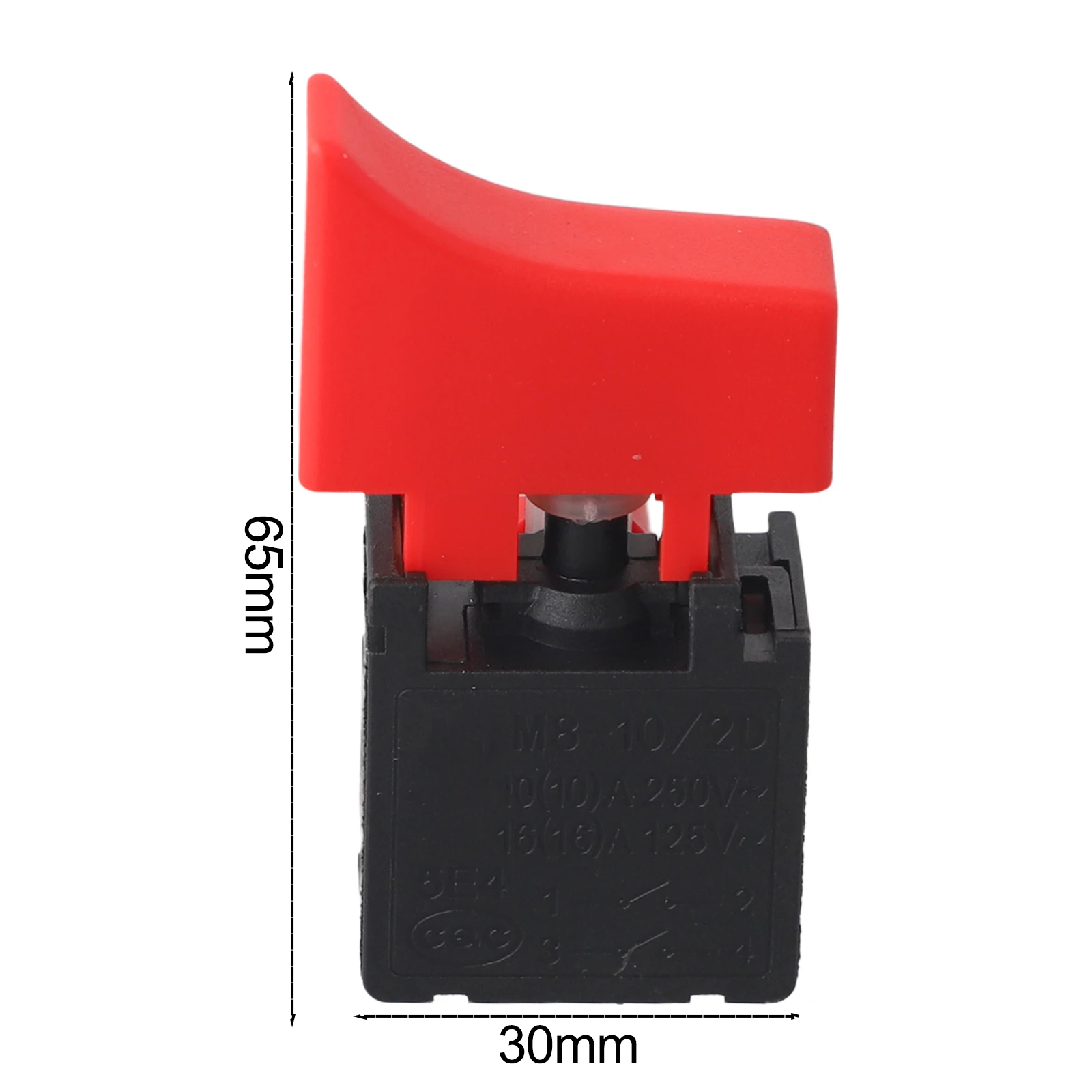 Electric Anti-Lock Switch For 125 Type Angle Grinder ABS Trigger Button For Power Tools Simple/ Assembly Control Accessory