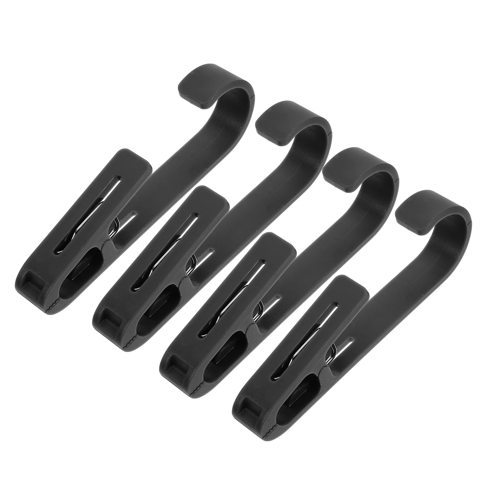 

4pcs Hooks Hangers Multifunctional Heavy Duty ABS Plastic Clothespin Sock Clip Towel Shower Wall Mount Closet Organizers