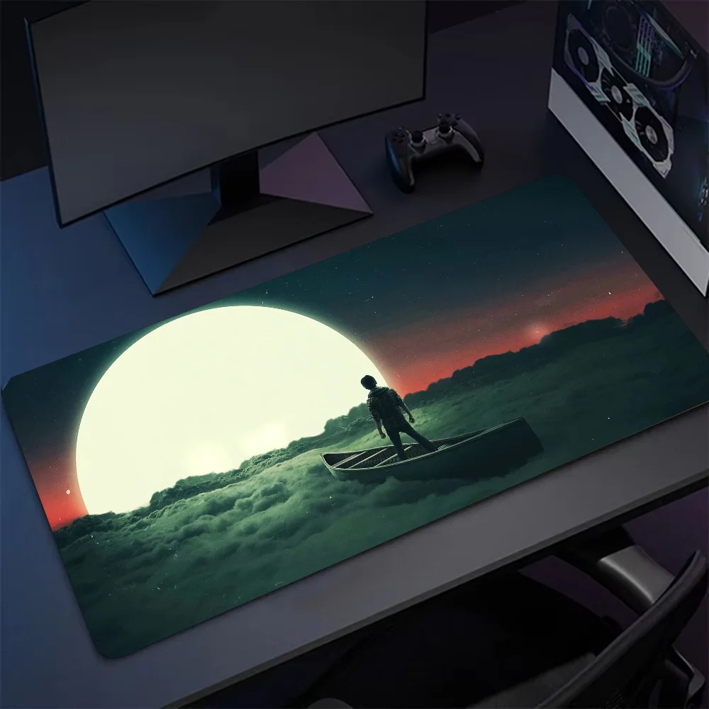 Dreaming In Heaven Mousepad Mouse Mat Desk Mat With Pad Gaming Accessories Prime Gaming XXL Keyboard Pad Padding Mat