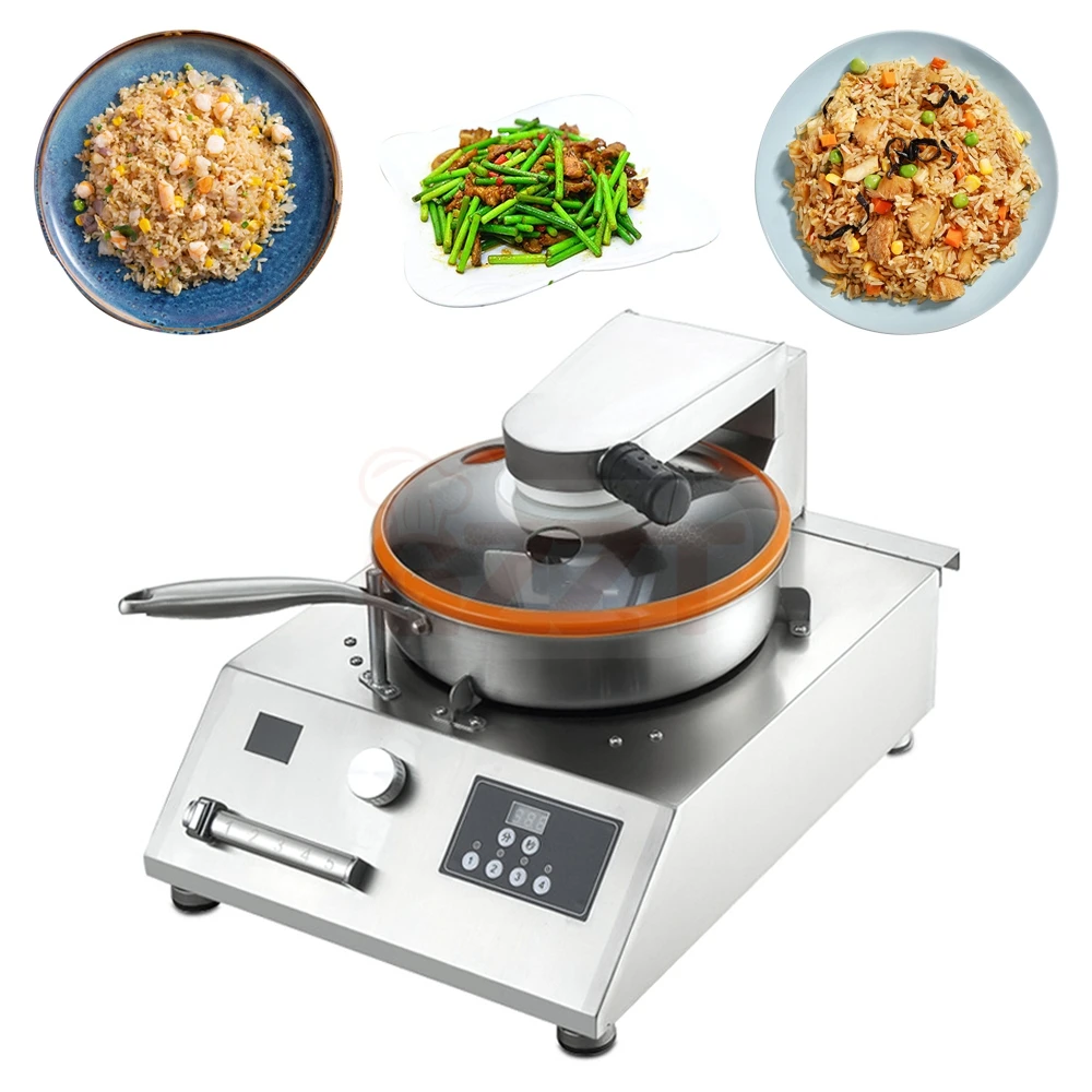 Robot De Cocina inteligente De 1,8 kg, Robot comercial De Chef, máquina De Cocina automática, máquina De arroz frito, máquina Wok