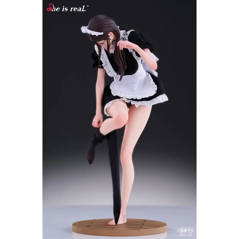 She Is Real & Lou LL 1/6 Water Droplet Maid Hyper Realistic Sexy Stockings Kawaii Model Action Toy Figures Anime Gifts