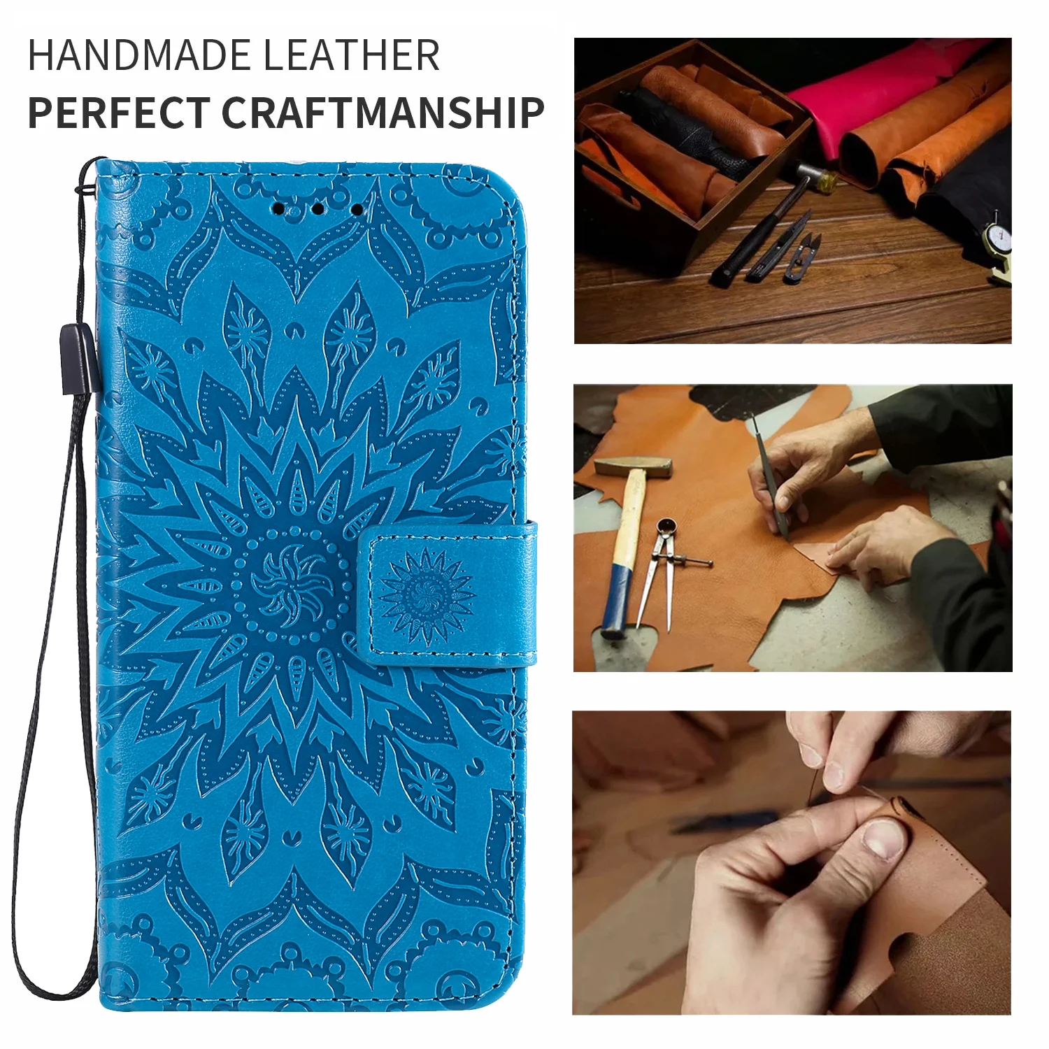 Leather Flip Case For Samsung Galaxy S8 S9 Plus S10 S20 FE S21 S22 S23 S24 Ultra S7 Edge Wallet Slot Stand Cover Phone Bag Coque