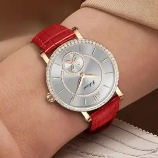 LOBINNI Women Automatic Watch 34mm Ladies Mechanical Wristwatch Sapphire Mirror Small Second Dial ST2130