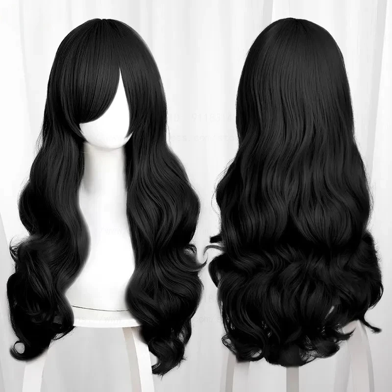 

Bendy Cosplay Wig Bendy and the Ink Machine Cosplay 80cm Long Wavy Curly Heat Resistant Synthetic Hair Wigs