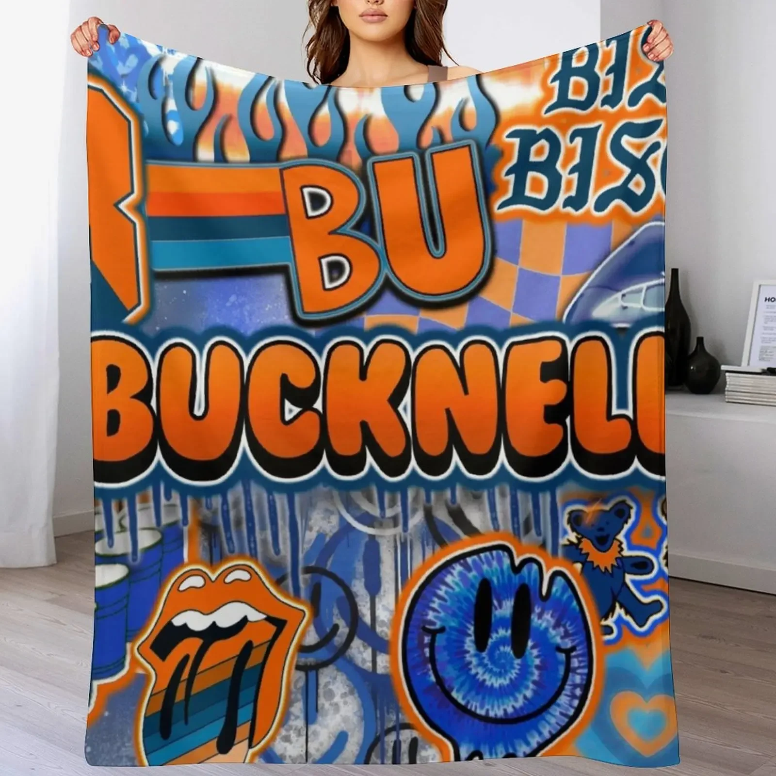 

B N E L L 2 . 0 Throw Blanket Hairys Soft Plush Comforter Blankets