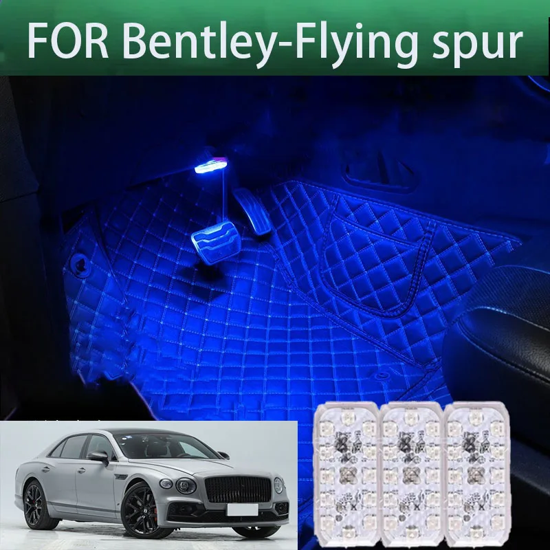 

FOR Bentley-flying spur LED Car Interior Ambient Foot Light Atmosphere Decorative Lamps Party decoration lights Neon strips