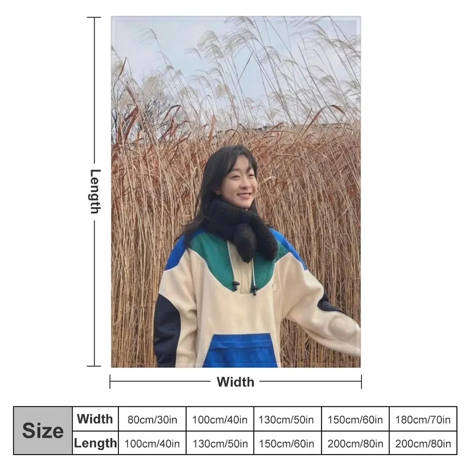 kook yeon su kim dami Throw Blanket Bed covers Thermal Warm blankets and throws Blankets