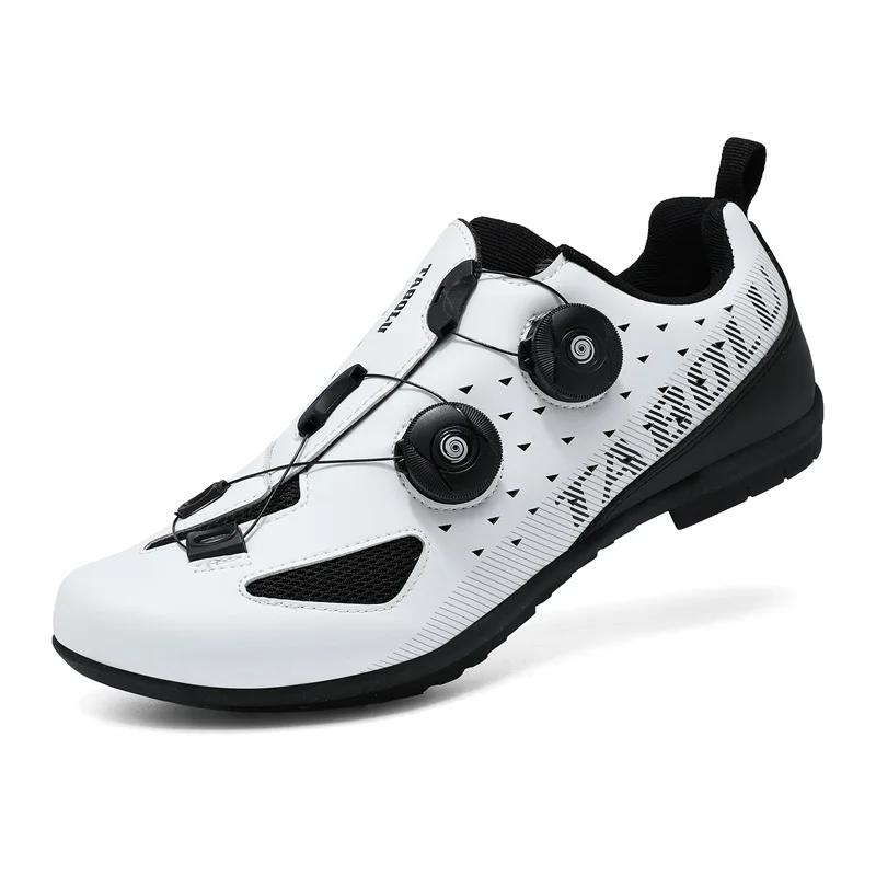 Lock-Free Cycling Shoes Flat Pedal Shoes Men Bike Cleat Sneaker MTB Bicycle Biking Women Breathable Indoor Boots