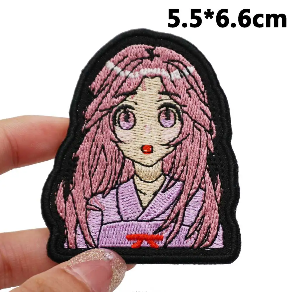 Supreme Treasure Zixia Fairy Badge Embroidered Applique Sewing Label punk biker Patches with hook backing