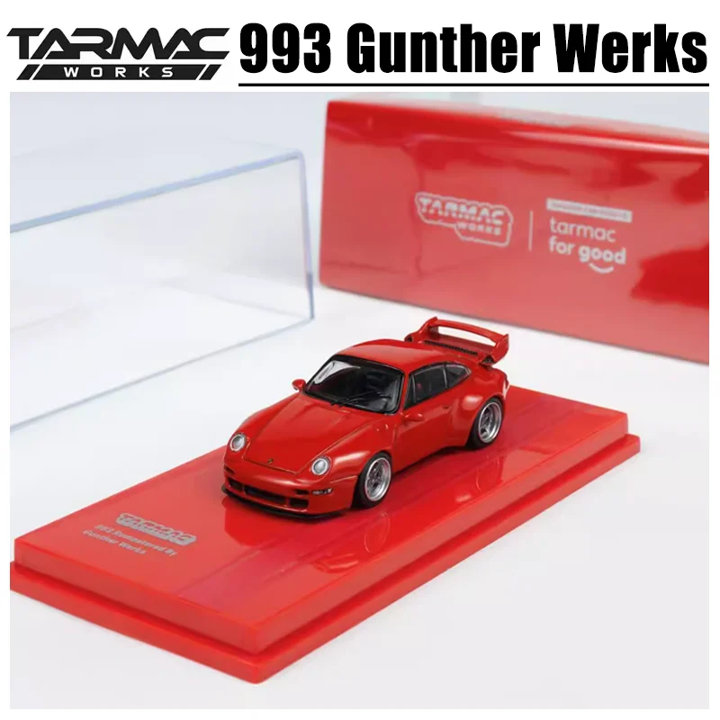 Tarmac Works 1/64 993 Gunther Werks Legering Speelgoed Motorvoertuig Diecast Metaal Model Geschenken