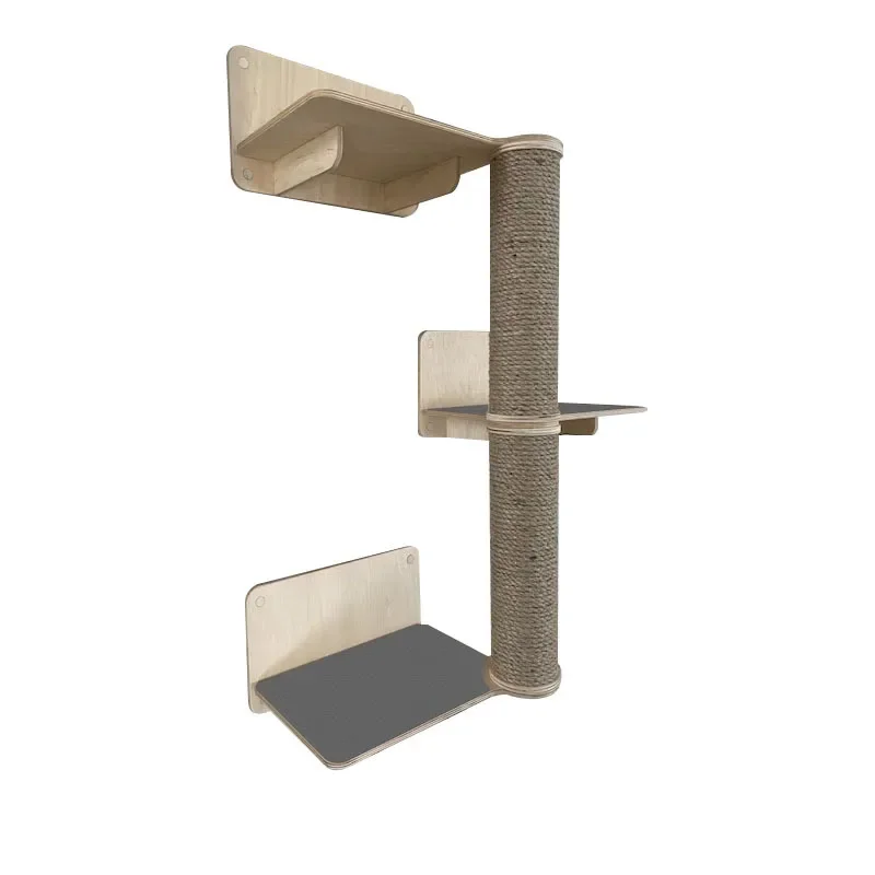 Cat climbing frame, cat tree pet wall hanging  climbing frame, climbing frame reaching the sky scratching column