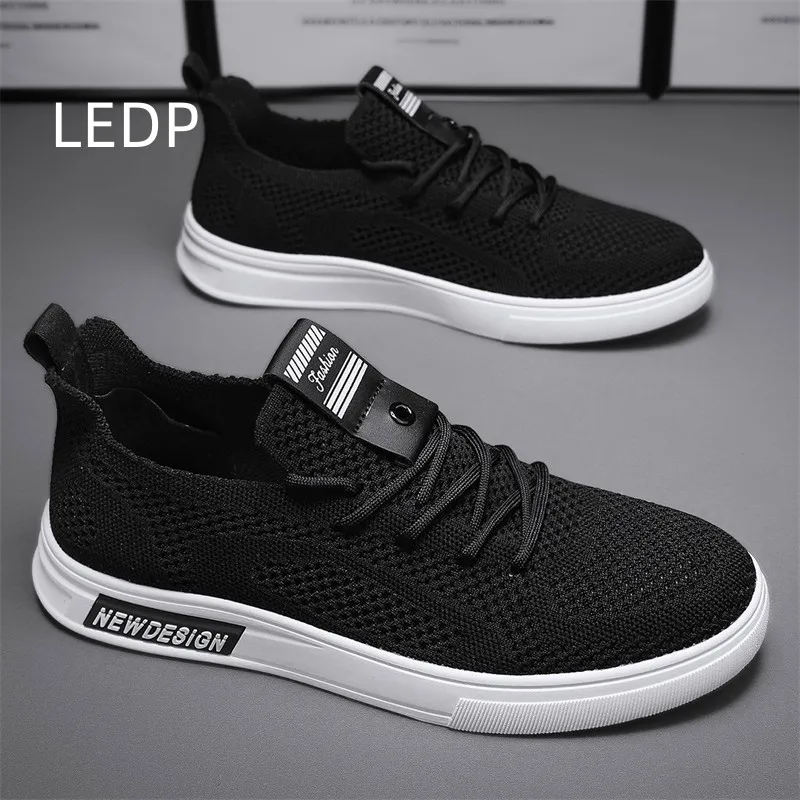 Men's Sneakers Round Toe New In Casual Fashion Original Fly Knitting Lightweight Sports Shoes Best Sellers In 2023 Products