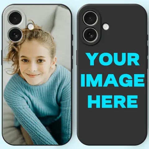 DIY Selfie Photo Custom TPU Case For iPhone 17 16 16E 15 14 13 12 11 Pro Max Air Mini SE 2020 2022 X XS XR 6 7 8 Plus back cover