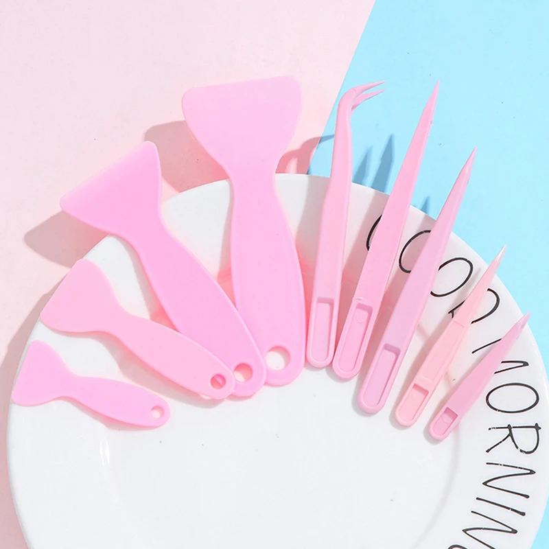 Scrapbook Sticker Hand Account Tools pinzette di plastica raschietto strumento multifunzione fai da te Creative Making pinzette raschietto forniture