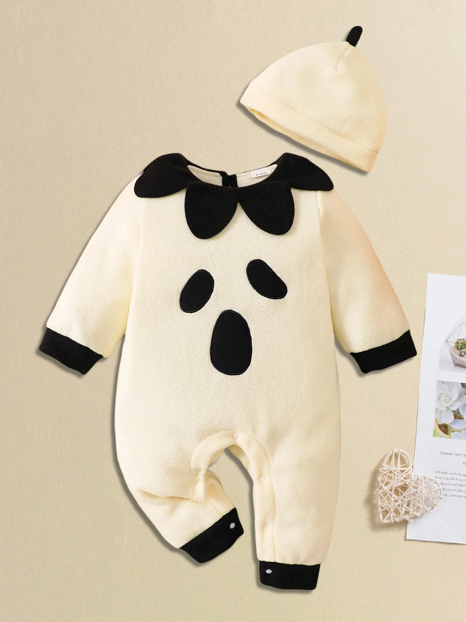 

Toddler Halloween Costume Set with Pumpkin Hat Adorable Bat Themed Romper Baby Festival Outfit for Trick or Treating