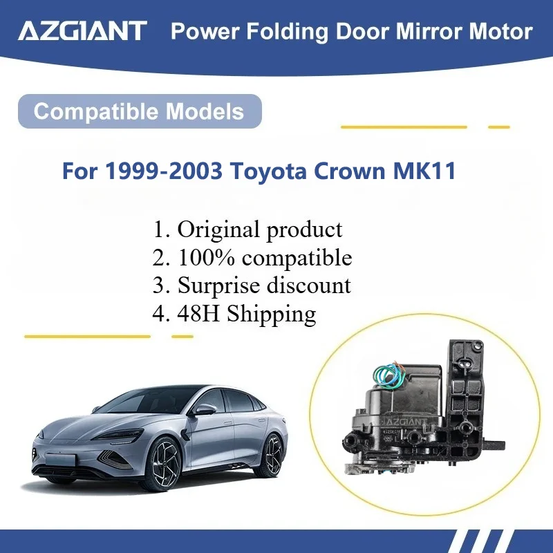 

AZGIANT For 1999-2003 Toyota Crown MK11 SIDE WING MIRROR FOLDING MOTOR module Motor assembly Replacement Part car accessories