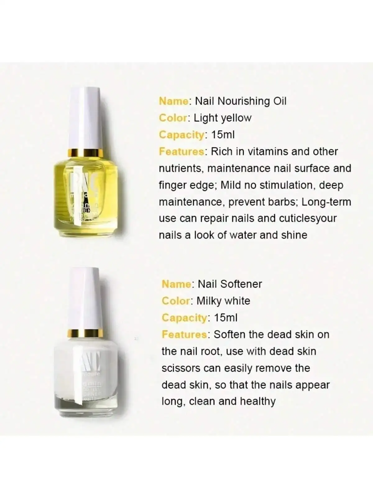 Nail Cuticle Oil, Manicure Nail Treatment Softener Dead Skin Exfoliator Oil,Cuticle Remover Accessories Tool For Nail