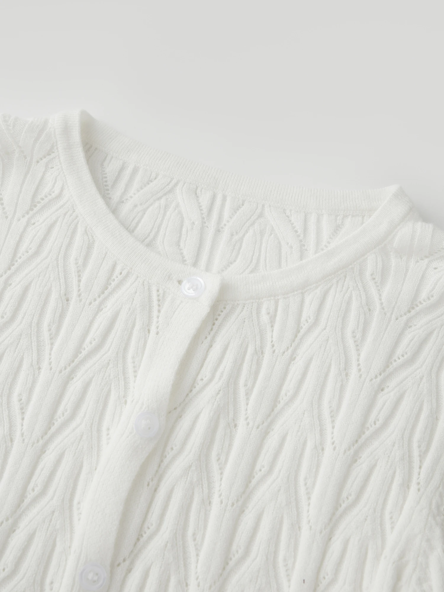 Conjunto feminino casual de verão, 2 peças, cardigã canelado de manga comprida e shorts com babados em camadas, conjunto para estilo de rua chique