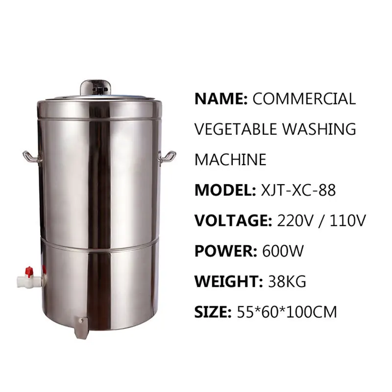 Vegetable Washing Machine, Food Clearing, Thawing Machine, Fruit And Vegetable Processing Equipment, Stainless Steel