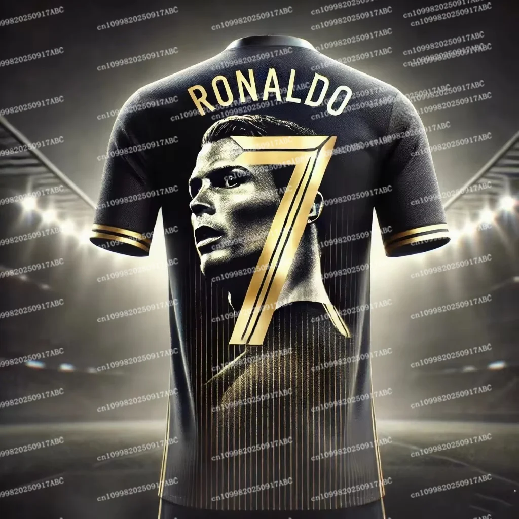 

Christmas Tshirt Summer Men Tshirt Sports Ronaldo Fan Jersey Dry Quickly Breathable Kid Tshirt Comfortable Men Women's T-Shirt