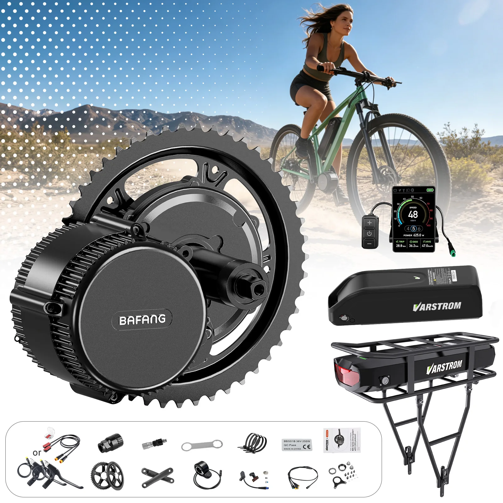 Bafang Bbs02B 48V 750W Mid Drive Kit - Bafang BBS02B BBS02 48V 750W Ebike