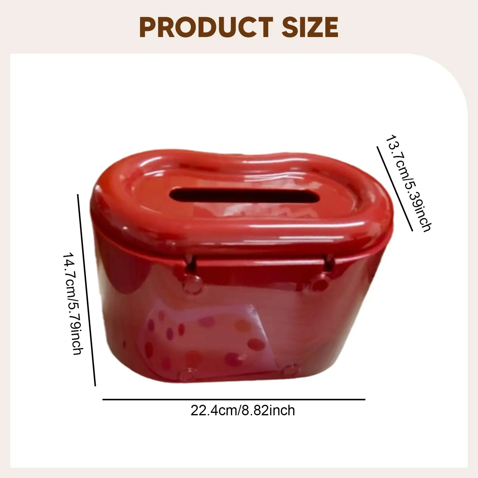 

Tissue Paper Holder Box, Adorable Cute Shape Multifunction Napkin Box Tissue Holder for Living Room Kitchen Bedroom Dresser