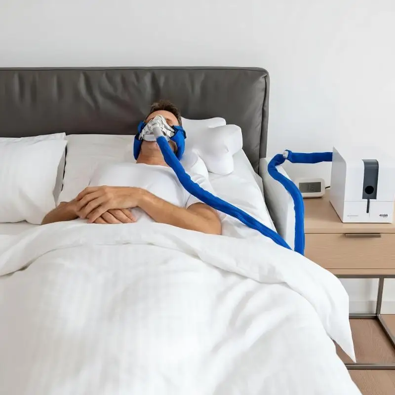 1.8 متر لينة وقابل للغسل CPAP خرطوم غطاء أنبوب خراطيم CPAP انغلق أنابيب التفاف الأنابيب حامي ملحق منع تكثيف الضوضاء #2