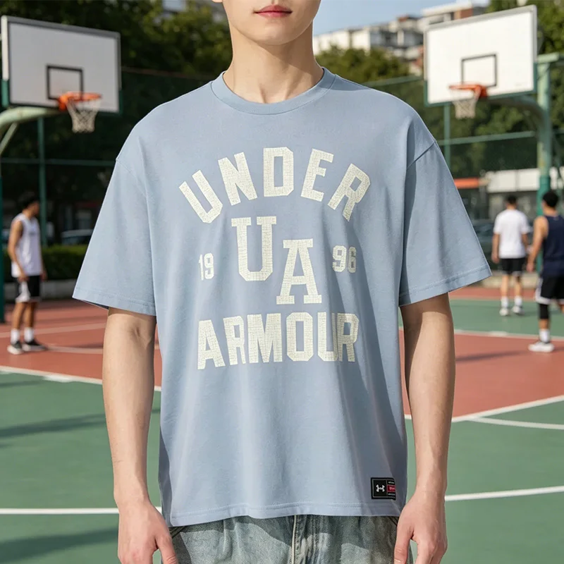 

Under Armour Men's Summer Breathable Fitness Running Training T-Shirt Sportswear Casual Fashion Short Sleeve 1390179-465